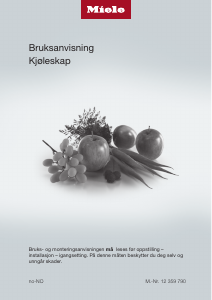 Bruksanvisning Miele KS 4383 ED N Kjøleskap