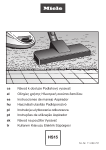 Manual de uso Miele Complete C3 Active Parquet Aspirador