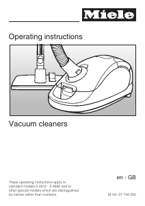 Manual Miele Hybrid Vacuum Cleaner