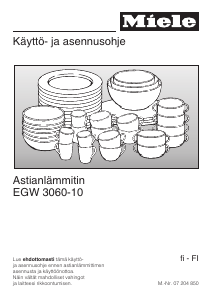 Käyttöohje Miele EGW 3060-10 Lämpölaatikko