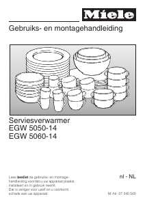 Handleiding Miele EGW 5050-14 Warmhoudlade