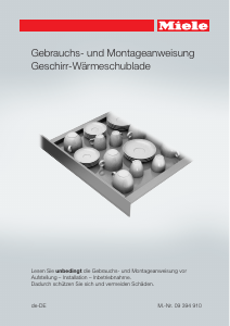 Bedienungsanleitung Miele EGW 6210 Wärmeschublade