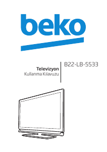 Kullanım kılavuzu BEKO B22 LB 5533 LED televizyon