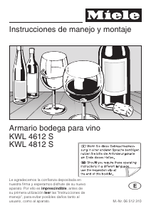 Manual de uso Miele KWL 4612 S Vinoteca