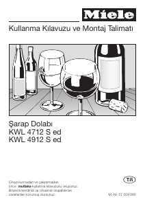 Kullanım kılavuzu Miele KWL 4712 S ed Şarap dolabı