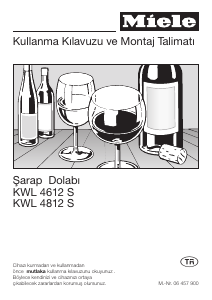 Kullanım kılavuzu Miele KWL 4812 S Şarap dolabı