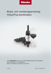 Bruksanvisning Miele KWNS 28462 E ed/cs Vinkyl