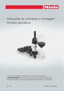 Manual Miele KWT 1602 Vi Cave de vinho
