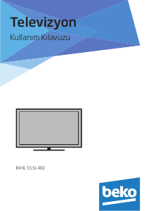 Kullanım kılavuzu BEKO B49L 5531 4B2 LED televizyon