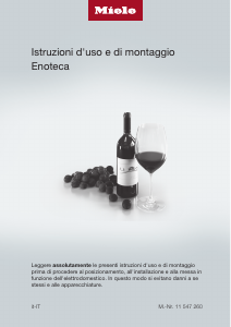 Manuale Miele KWT 2612 Vi Cantinetta vino