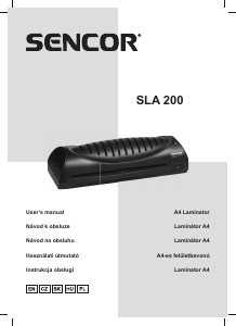 Manuál Sencor SLA 200 Laminovačka