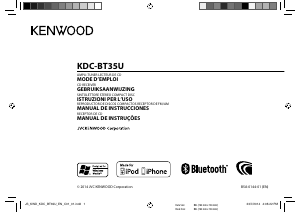 Manual de uso Kenwood KDC-BT35U Radio para coche