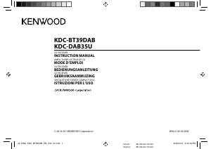 Bedienungsanleitung Kenwood KDC-BT39DAB Autoradio