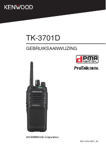 Handleiding Kenwood TK-3701D ProTalk Digital Walkie-talkie