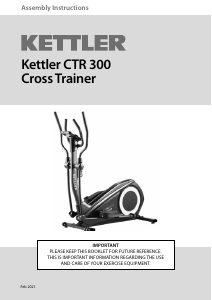 Manual Kettler CTR 300 Cross Trainer