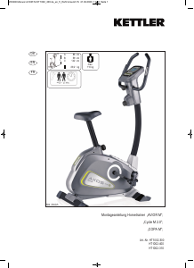 Manual Kettler Avior M Exercise Bike