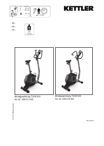 Manual Kettler Tour 800 Exercise Bike