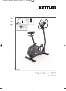 Manual Kettler Ride 300 Exercise Bike