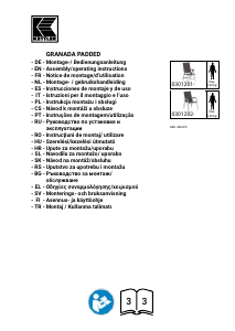 Bruksanvisning Kettler Granada Trädgårdsstol