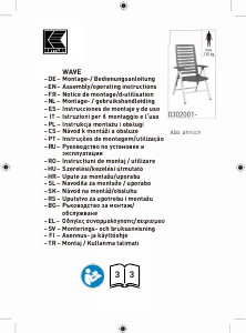 Kullanım kılavuzu Kettler Wave Bahçe sandalye