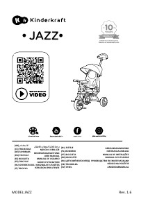 Mode d’emploi Kinderkraft Jazz Tricycle