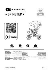 Manual Kinderkraft Spinstep Tricycle