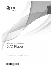 Manual LG DV632 DVD Player