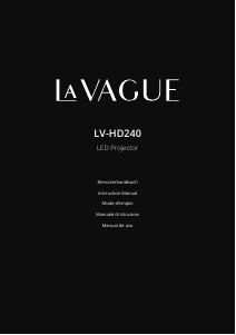 Manual de uso La Vague LV-HD240 Proyector