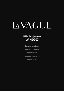 Manual La Vague LV-HD200 Projector