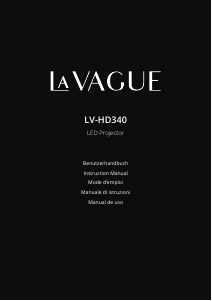 Manual de uso La Vague LV-HD340 Proyector
