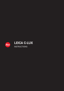 Handleiding Leica C-LUX Digitale camera