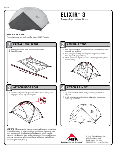 Handleiding MSR Elixir 3 Tent