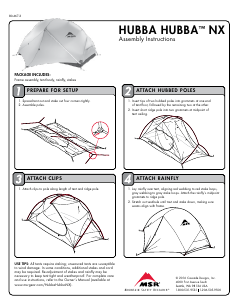 Manual MSR Hubba Hubba NX 2 Tent