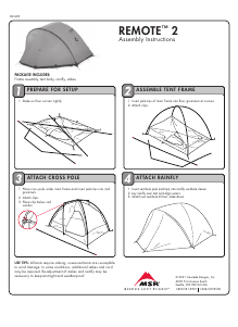 Manual MSR Remote 2 Tent