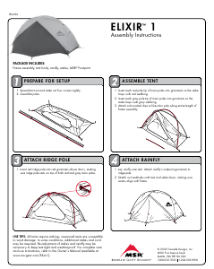 Manual MSR Elixir 1 Tent