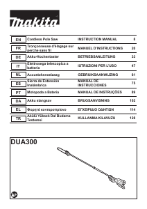 Manuale Makita DUA300PT2 Motosega