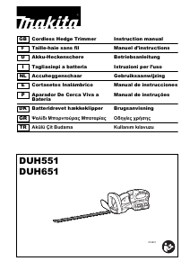 Manual Makita DUH651PT2 Corta-sebes