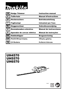 Manual Makita UH6570 Hedgecutter