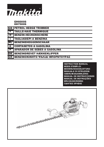 Manual de uso Makita EH7500S Tijeras cortasetos