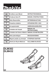 Manual Makita DLM382CM2 Lawn Mower