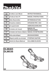 Manuale Makita DLM536PT4 Rasaerba