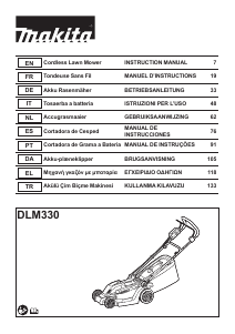 Kullanım kılavuzu Makita DLM330RT Çim biçme makinesi