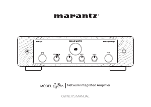 Manual Marantz Model 40n Amplifier