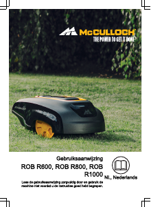 Handleiding McCulloch ROB R800 Grasmaaier