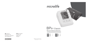 Handleiding Microlife BP B1 Classic Bloeddrukmeter