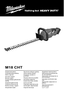 Manual Milwaukee M18 CHT-0 Trimmer de gard viu