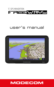 Manual Modecom FreeWAY SX2 Car Navigation
