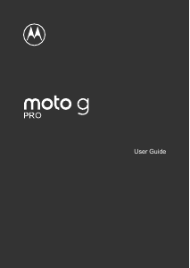Handleiding Motorola Moto G Pro Mobiele telefoon