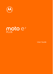 Handleiding Motorola Moto E7 Plus Mobiele telefoon
