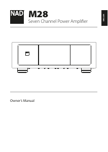 Manual NAD M28 Amplifier